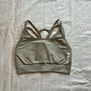 Gymshark Beige Double layered Sports Bra